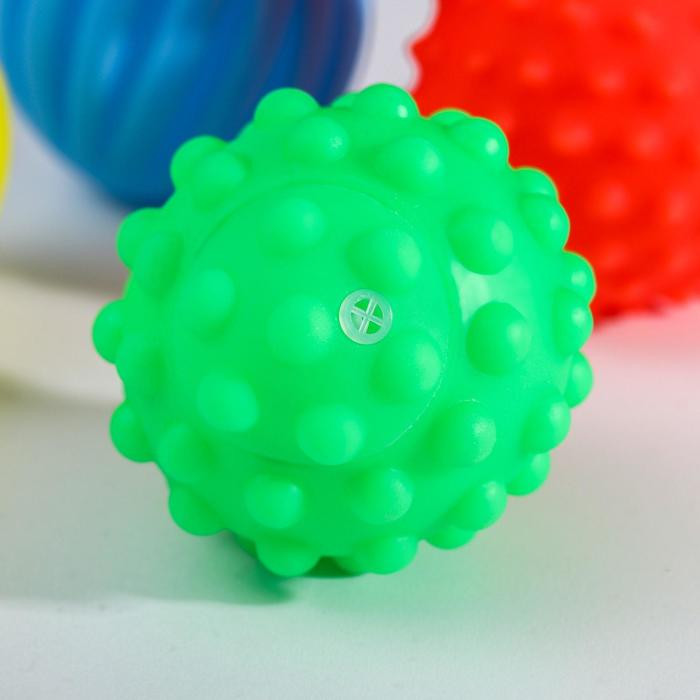 Подарочный набор развивающих мячиков "Вкусняшки" 5 шт