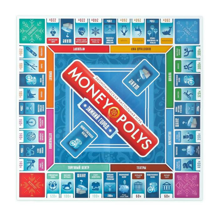Экономическая игра «Монополия. Зимний город», 60 карт