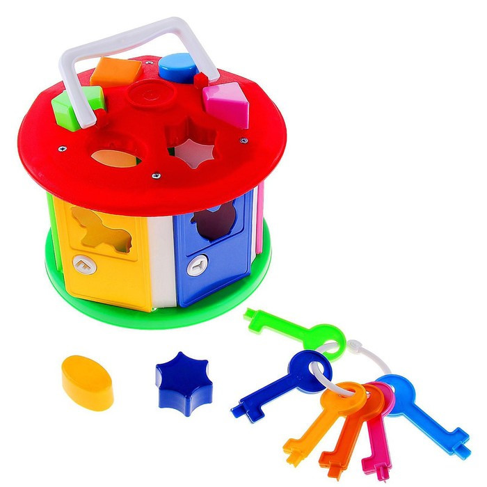 Развивающая игрушка сортер «Умный малыш. Домик с ключиками»